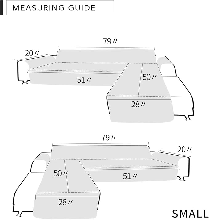 Easy-Going Sofa Slipcover L Shape Sofa Cover Sectional Couch Cover Furniture - Image 6