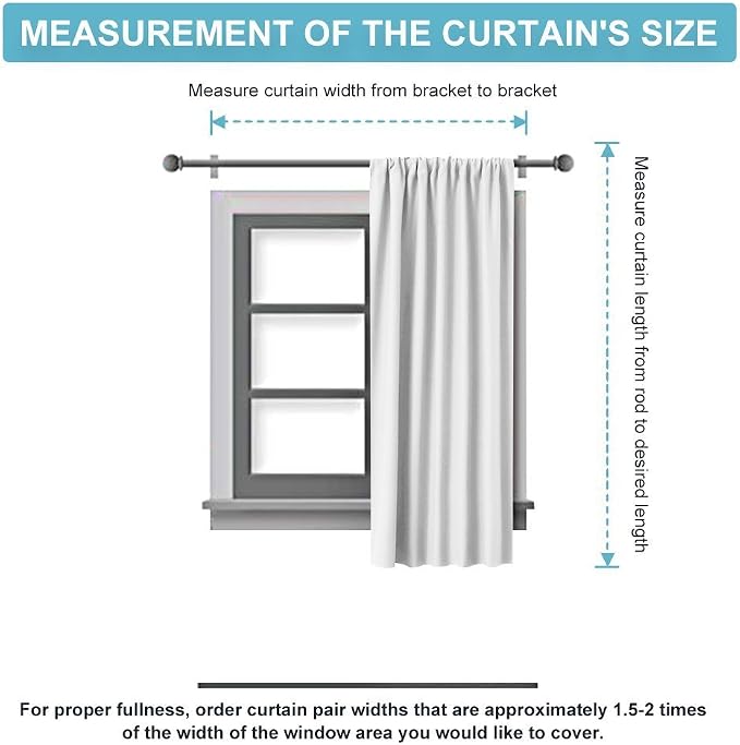RYB HOME Blackout Curtains for Bedroom - Image 8