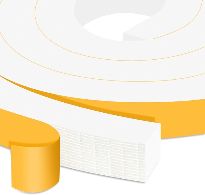 Weather Stripping Door Seal Strip, Strong Adhesive Doors and Windows Insulation by Trisiki