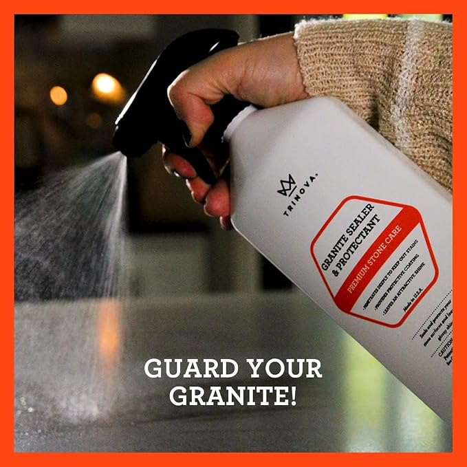 TriNova Granite Sealer & Protectant 18 oz & Gallon Refill Bundle - Image 3