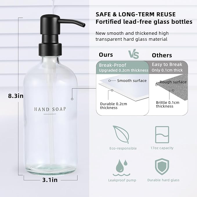 Glass Soap Dispenser - Image 3