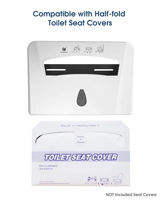 Toilet Seat Cover Dispenser Wall Mounted Compatible - Image 4