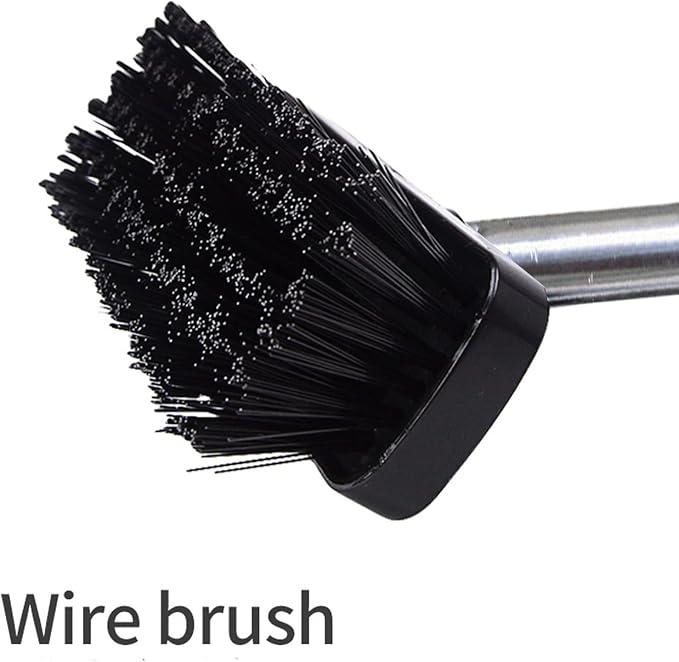 Push Broom Brush Stiff Bristles Floor Cleaning Brush Multi-Purpose Scrubber - Image 5