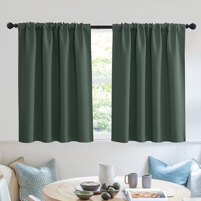 RYB HOME Bedroom Curtains Short by RYBHOME