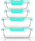 Extra Large Glass Food Storage/Baking Containers Set by MMCIRCO