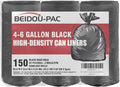 4-6 Gallon Trash Bags, Industrial, Commercial, Janitorial by BEIDOU-PAC