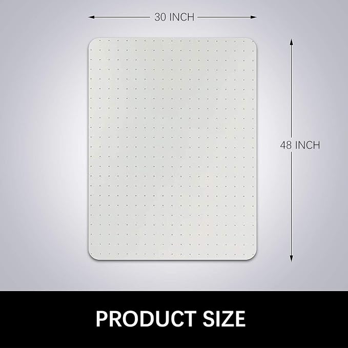 Kuyal Desk Chair Mat for Carpet, Office and Home, Easy Glide, Protects Floors - Image 7