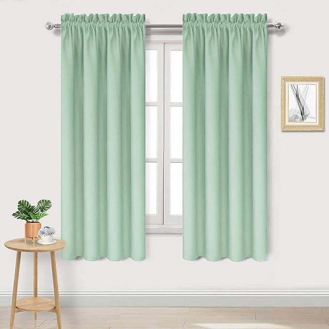 DWCN Blackout Curtains Room Darkening Thermal Insulated Bedroom Curtains Window by DWCN