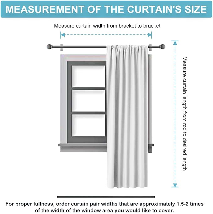 RYB HOME Living Room Curtains Blackout - Image 8