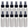 2 fl oz Aluminum Bottle with Black Spray Cap by Greenals