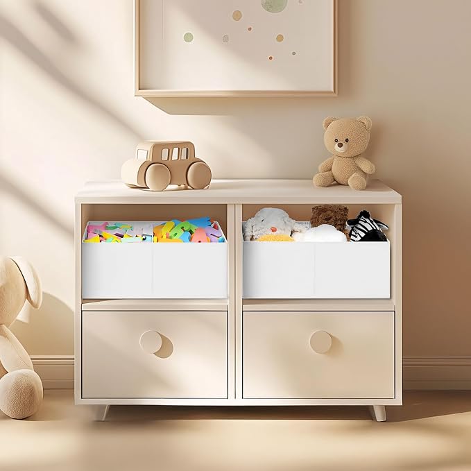 DIMJ Large Closet Shelf Organizer Bins 8 Packs - Image 5