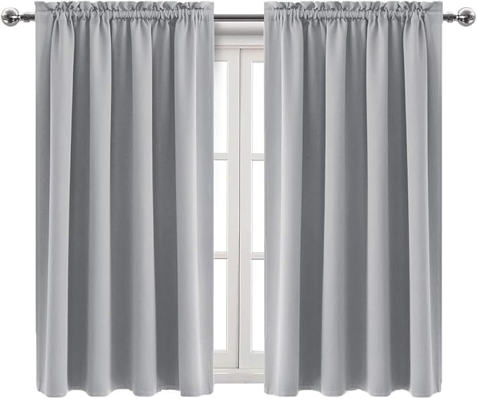 DWCN Blackout Curtains Room Darkening Thermal Insulated Bedroom Curtains Window - Image 9