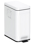Small Trash Can with Lid Soft Close-10L/2.6 Gal Stainless Steel Outdoor Dog by GibHerz