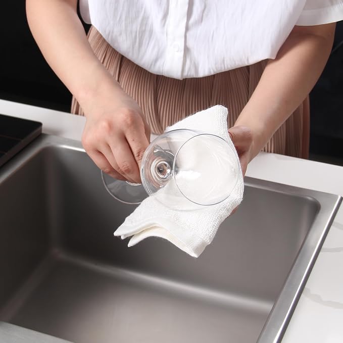 Dish Cloths 6 Pack, 10x14 inch Small Kitchen Washcloths - Image 7