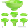 Wide Mouth Kitchen Funnel, Food Grade Plastic Cooking Canning Funnel by BALIWELL
