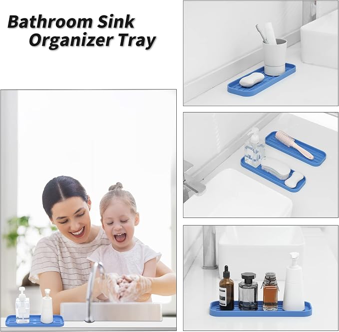 Silicone Kitchen Sink Organizer Tray - Image 4