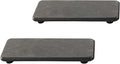 2 Pcs Water Absorbing Stone Trays, Kitchen/Bathroom Sink Soap Dish, Diatomite by NiuYichee