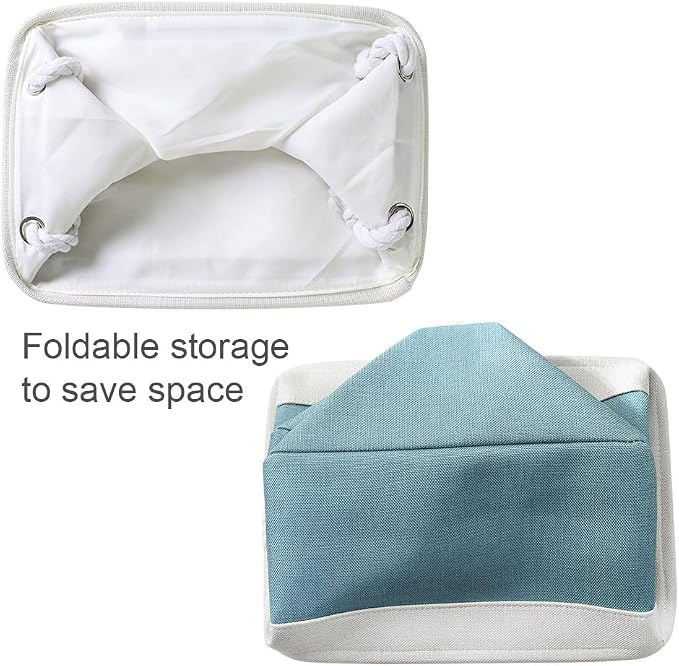 Storage Cubes - 4 Pack Large Fabric Baskets - Image 7