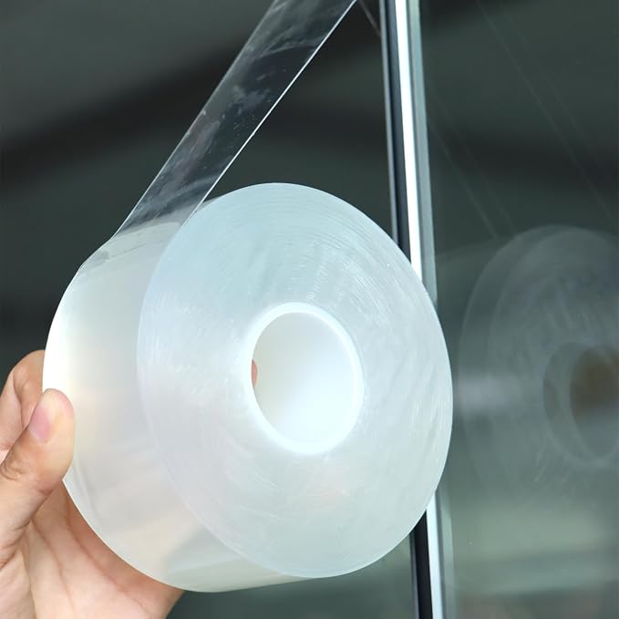 Transparent Window Weather Sealing Tape 2 Inch x 66 FT Weather Stripping by QoqooiceSnorkelingGear