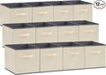 Lifewit 12 Packs Storage Cubes, 11 Inch Cube Storage Bins, Foldable Decorative by Lifewit