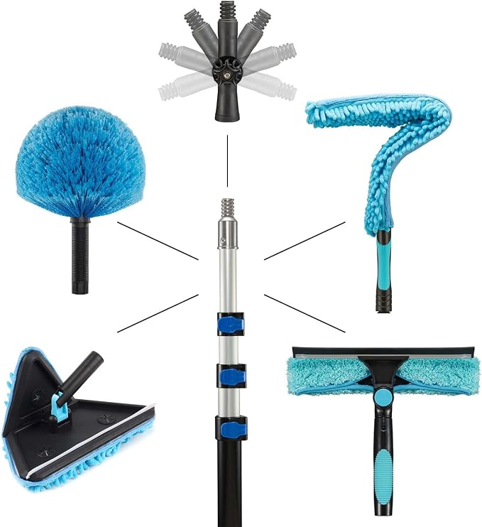 16 Feet High Ceilings Baseboard Wall Cleaner Mop - Image 5