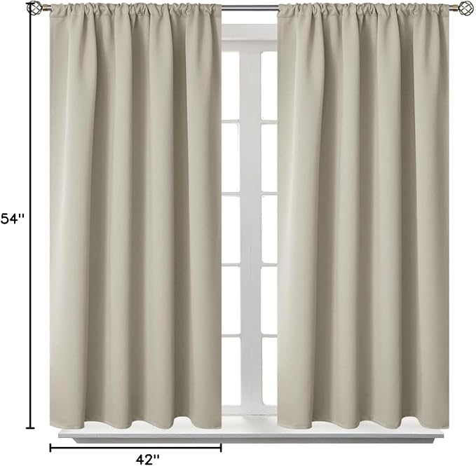 BGment Rod Pocket Blackout Curtains - Image 8