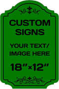 Personalized Aluminum Metal Signs by Repaly