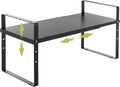 Expandable Cabinet Shelf Organizer Rack, Stackable Kitchen Counter Storage by Acorss-Star