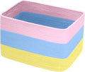 Hopegiver Woven Storage Baskets 15x11x10 Inch, 1 Pack Collapsible Cube Storage by HOPEGIVER