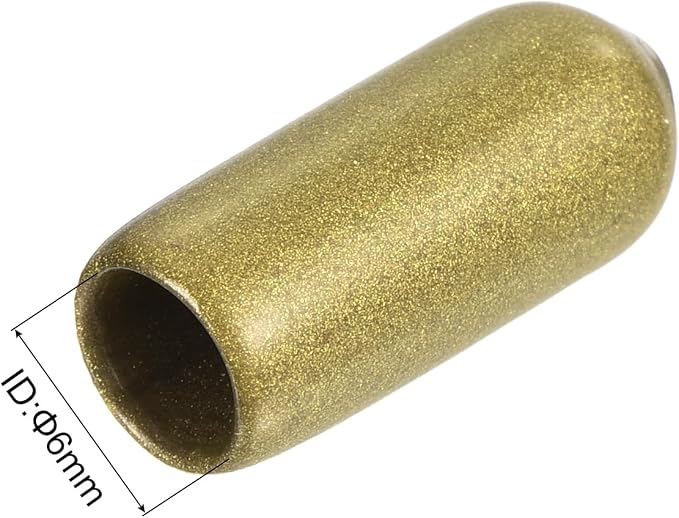 uxcell 20pcs Rubber End Caps 1/4" ID Vinyl Round Tube Bolt Cap Cover Thread - Image 3
