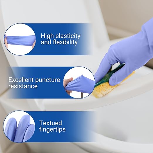 JMU Nitrile Exam Gloves XL Case of 1200, 3.5 Mil, Disposable Gloves Latex Free - Image 4