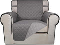 PureFit Reversible Quilted Sofa Cover, Water Resistant Slipcover Furniture by PureFit