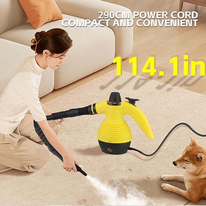 Steam Cleaner, Pressurized Handheld Mop Steam Cleaner - Image 3