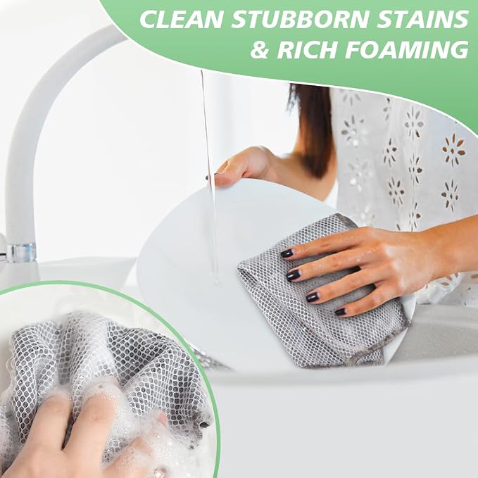 SINLAND Microfiber Dish Cloth Dish Rags - Image 5