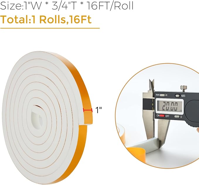 16 Feet Weather Stripping Door Seal, Window Insulation - Image 3