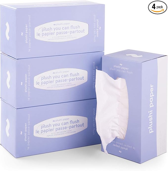 Septic Safe Tube Free 4 Ply Soft Toilet Paper RV Essential and Mom Approved by PlushiPaper