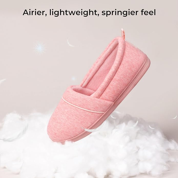 HomeTop Women's Comfy Loafer Slippers Lightweight Memory Foam Non-slip Indoor - Image 5