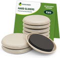 Furniture Sliders for Carpet 8 PCS by COVERCORNER