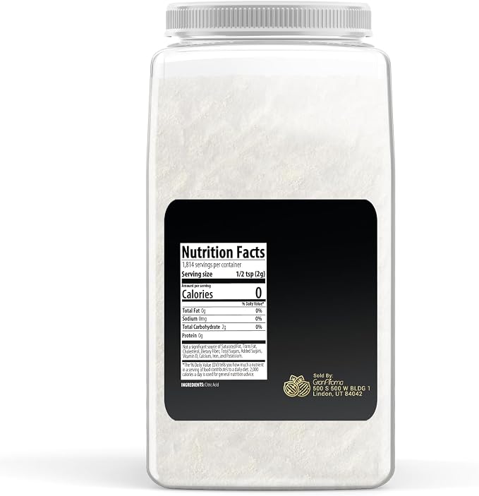 GranAroma Citric Acid, 8 lb, Food Preservative, Baking & Cleaning - Image 2