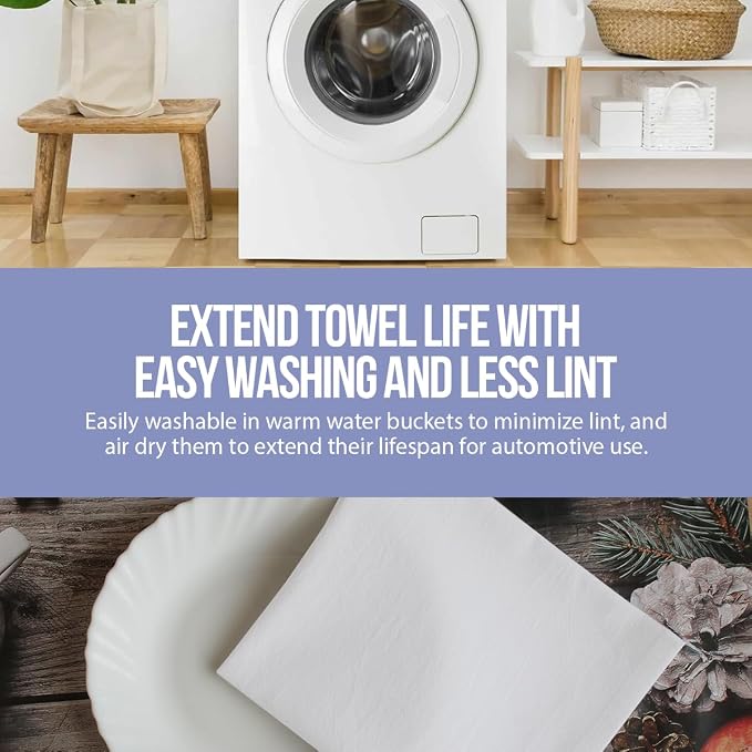 WHITEWRAP Flour Sack Towels| Tea Towel - Image 4