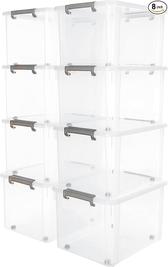 Citylife 58.1 QT Plastic Storage Bins by CitylifeHomeOrganization