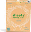 Sheets Laundry Club Laundry Detergent Sheets, 100 Loads by SheetsLaundryClub