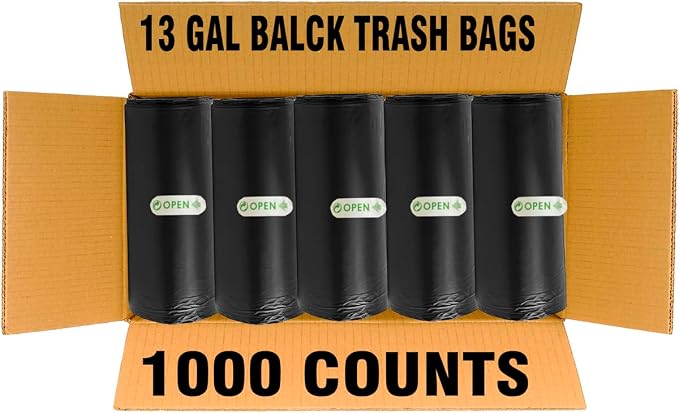 13 Gallon Trash Bags, Industrial, Commercial, Janitorial - Image 4