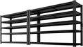 Storage Shelves Heavy Duty 2 PCS, 5-tier Adjustable Metal Industrial Utility by ROOMTEC