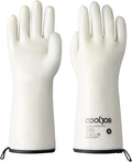 COOLJOB Heat Resistant Oven Gloves, Waterproof Liquid Silicone BBQ Grilling by COOLJOB