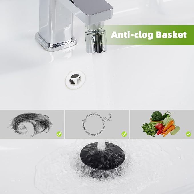 Universal Bathroom Sink Drain Strainer Hair Catcher Upgraded - Image 3