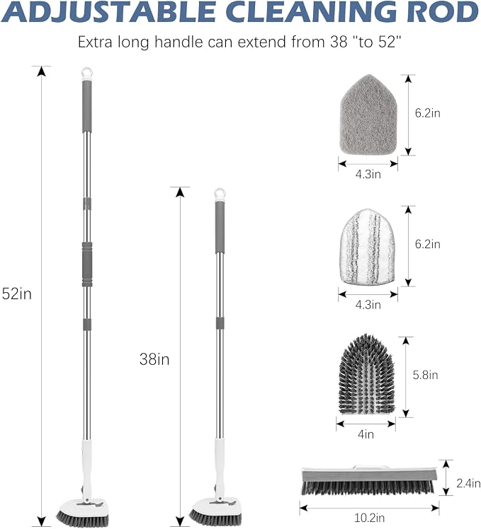 SetSail 4-in-1 Tile Tub Floor Scrubber - Image 2