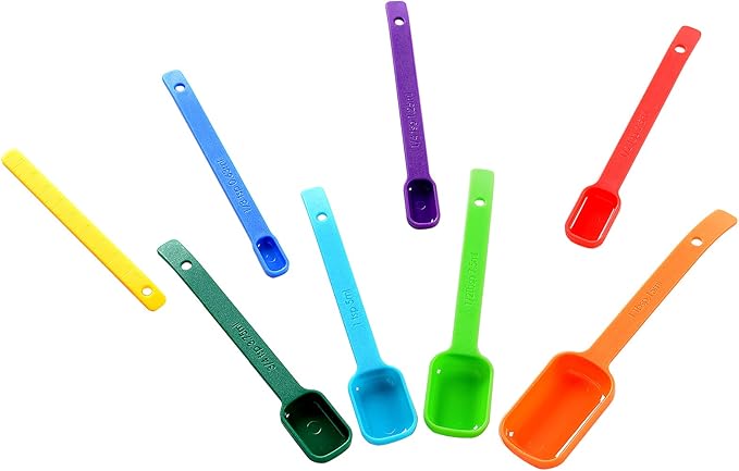 Plastic Measuring Spoons 8-Piece - Image 4