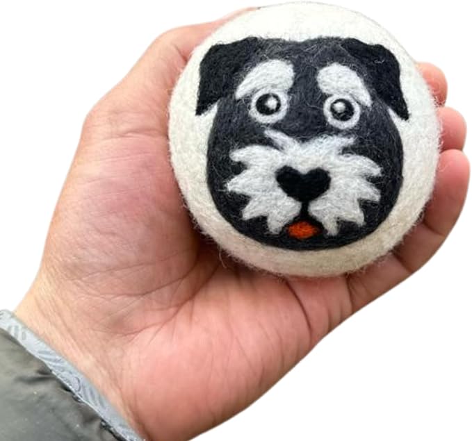 Wool Dryer Balls Organic Felt 6 Pack Laundry Fabric Softener, Extra Large - Image 7