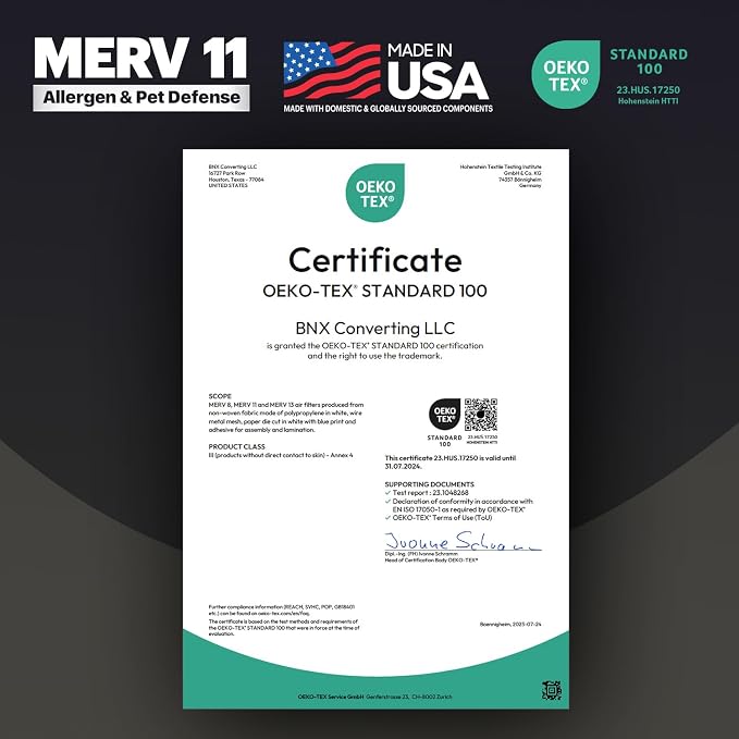 BNX TruFilter 12x12x1 Air Filter MERV 11 - Image 6